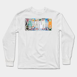 North Carolina License Plates Long Sleeve T-Shirt